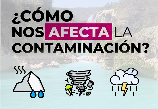 ¿Cómo te afecta la contaminación?