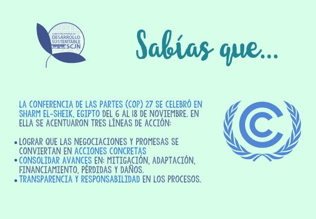  La Conferencia de las partes (COP)