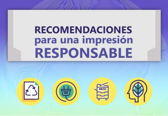 Recomendaciones para una impresión responsable