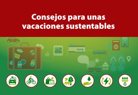 Consejos para unas vacaciones sustentables