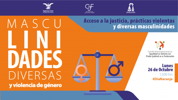 Cartel de Masculinidades diversas y violencia de género. Debate sobre acceso a la justicia, prácticas violentas y diversas masculinidades