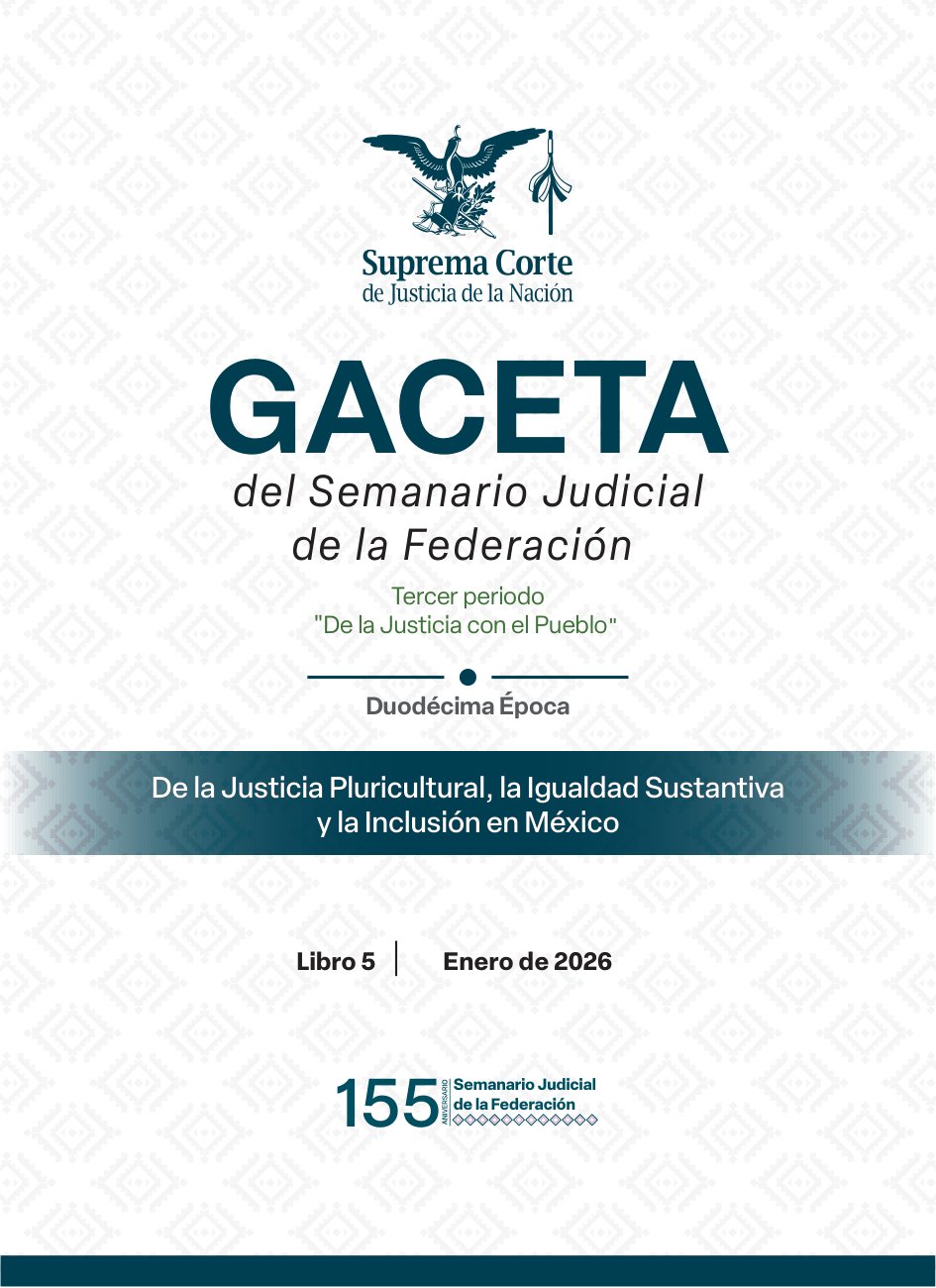Gaceta SJF Enero 2026 Libro 5