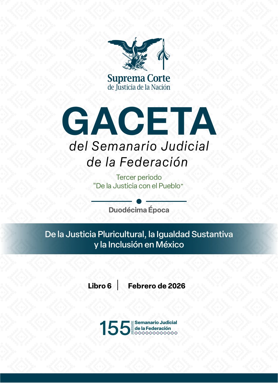 Gaceta SJF Febrero 2026 Libro 6