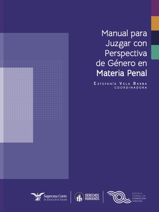 Manual para Juzgar con  Perspectiva de Género en Materia Penal