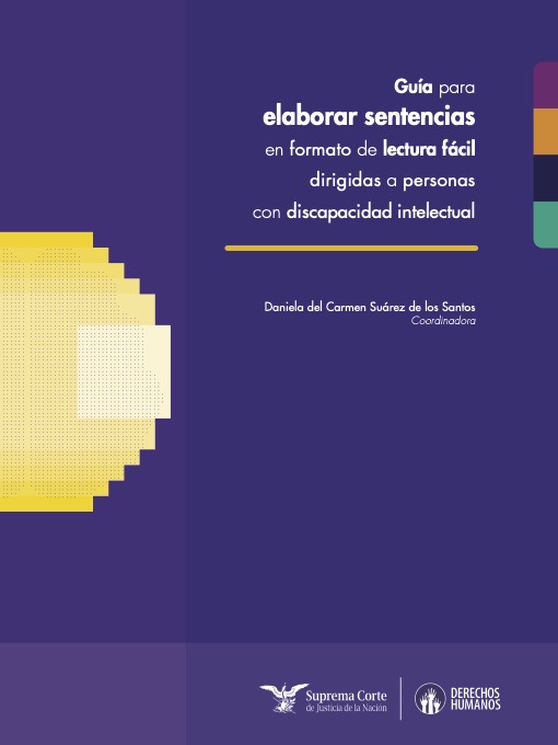 Guía para elaborar sentencias en formato de lectura fácil dirigidas a personas con discapacidad intelectual