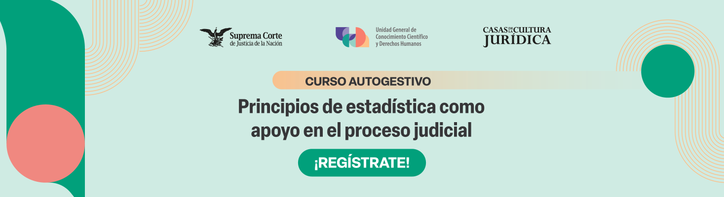 Curso Autogestivo: Principios de estadística como apoyo en el proceso judicial 