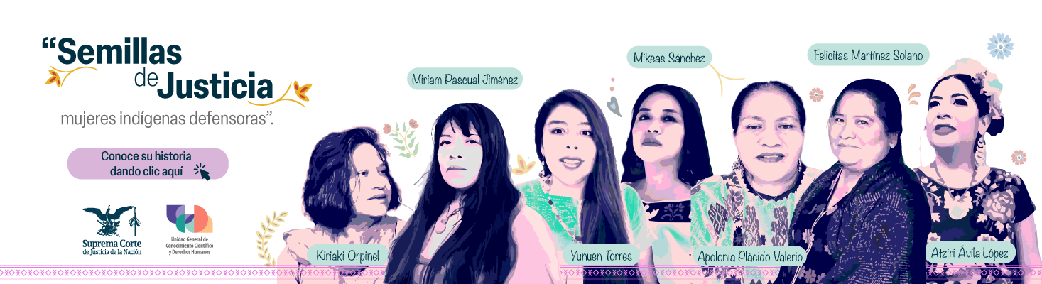Mural digital sobre mujeres indígenas defensoras 