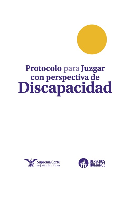 Para juzgar en casos que involucren derechos de personas con discapacidad 