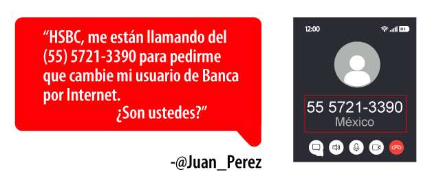 mensaje HSBC