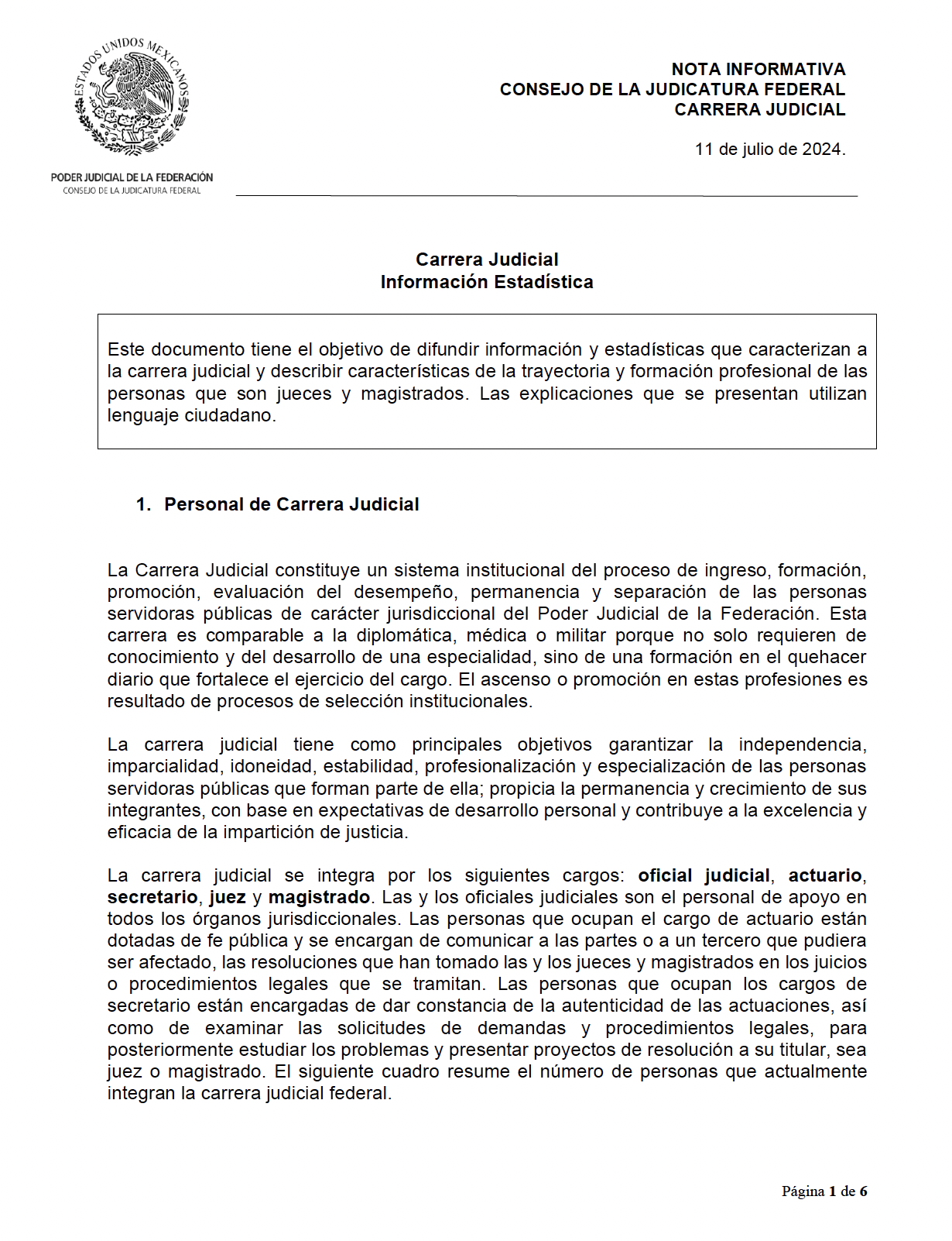 Portada del documento