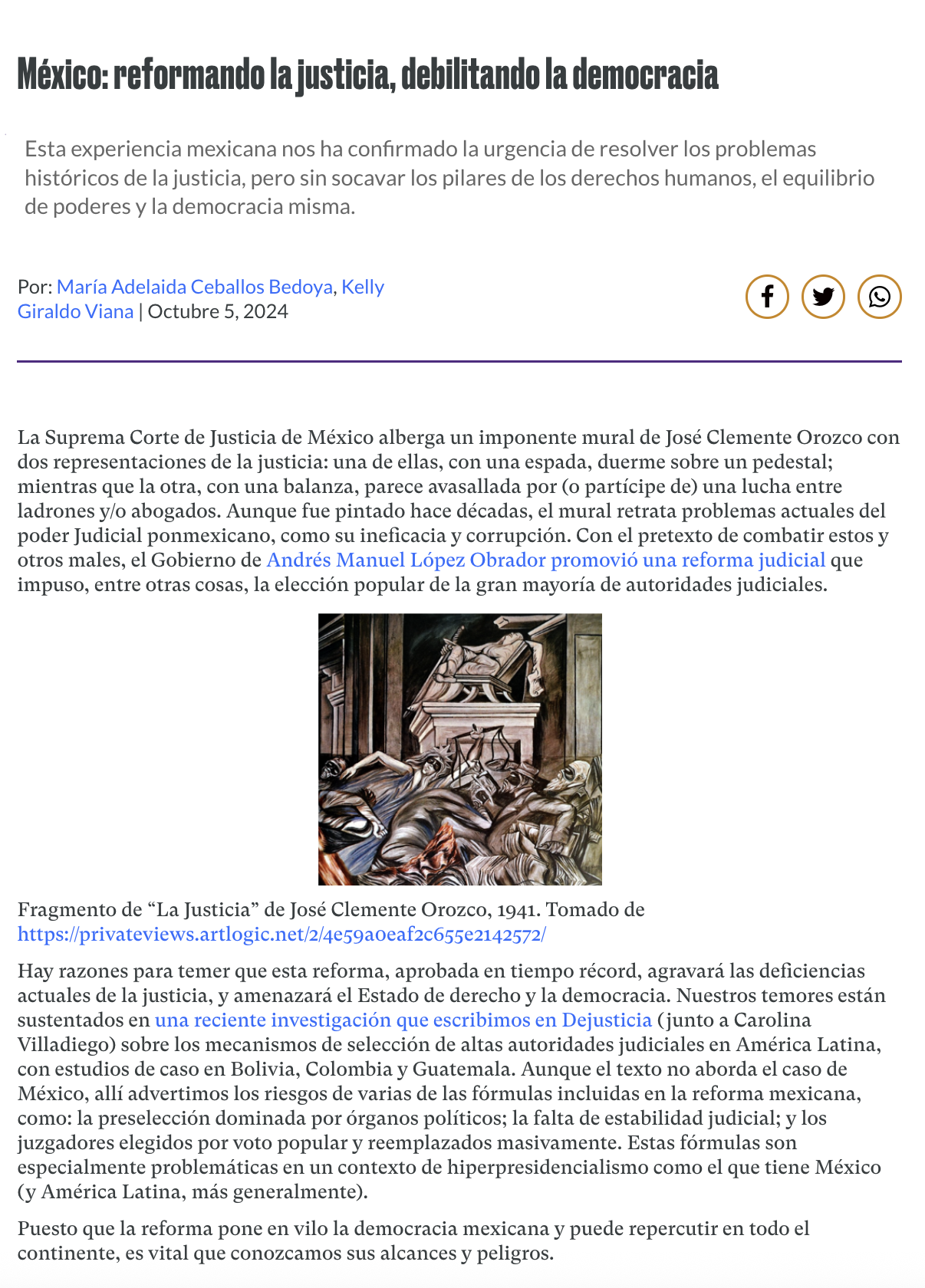 Portada del documento