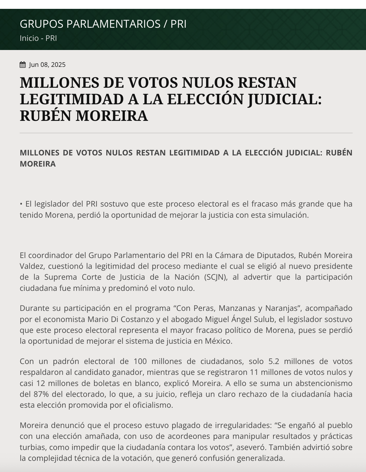 Portada del documento