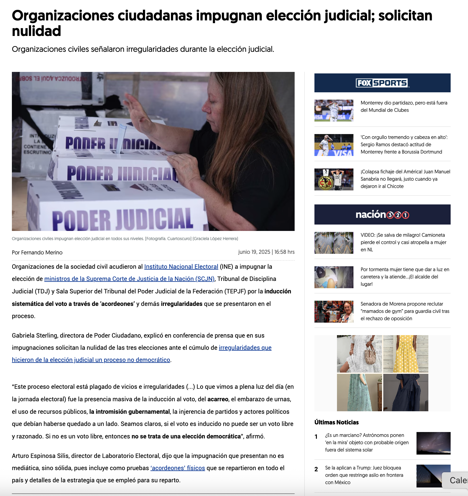 Portada del documento