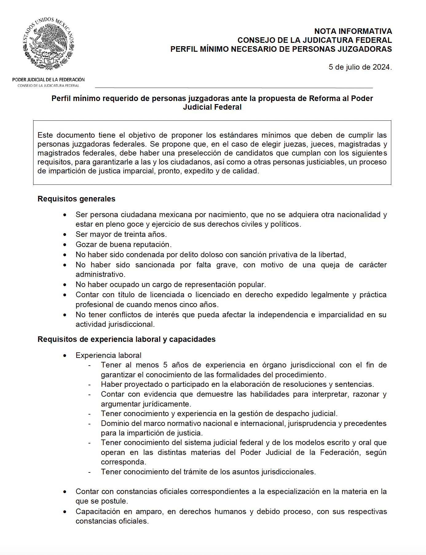 Portada del documento