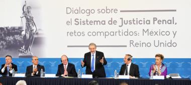 Diálogo sobre el Sistema de Justicia Penal, retos compartidos:  México y Reino Unido