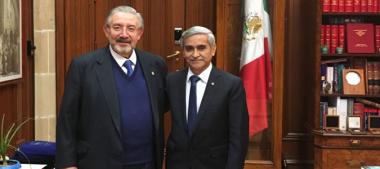 Visita del Presidente del Poder Judicial y de la Corte Suprema del Perú a la SCJN