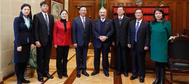 Visita delegación de funcionarios del Poder Judicial de China a la SCJN