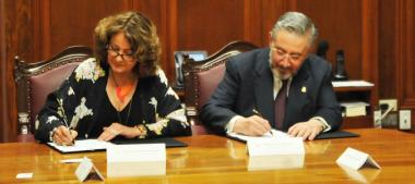 Firma de Convenio Marco de Colaboración entre la SCJN y la Universidad del Claustro de Sor Juana