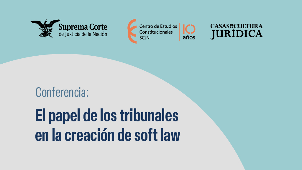 Conferencia: El papel de los tribunales en la creación de soft law