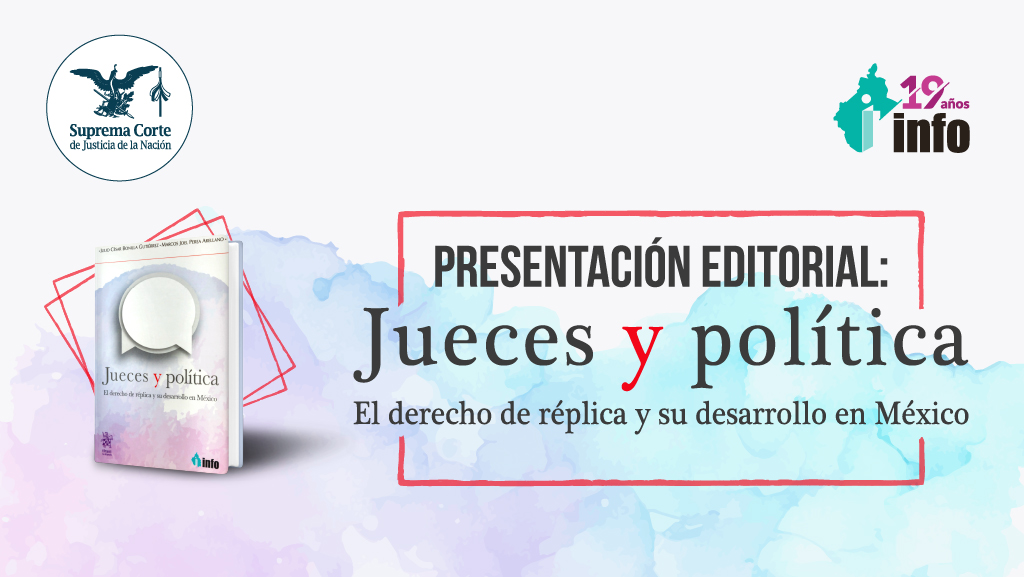 portada libro. Presentación editorial: Jueces y política