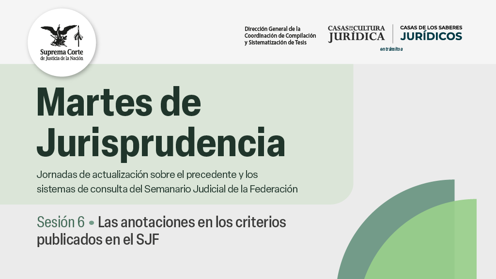 Martes de Jurisprudencia. Sesión 6