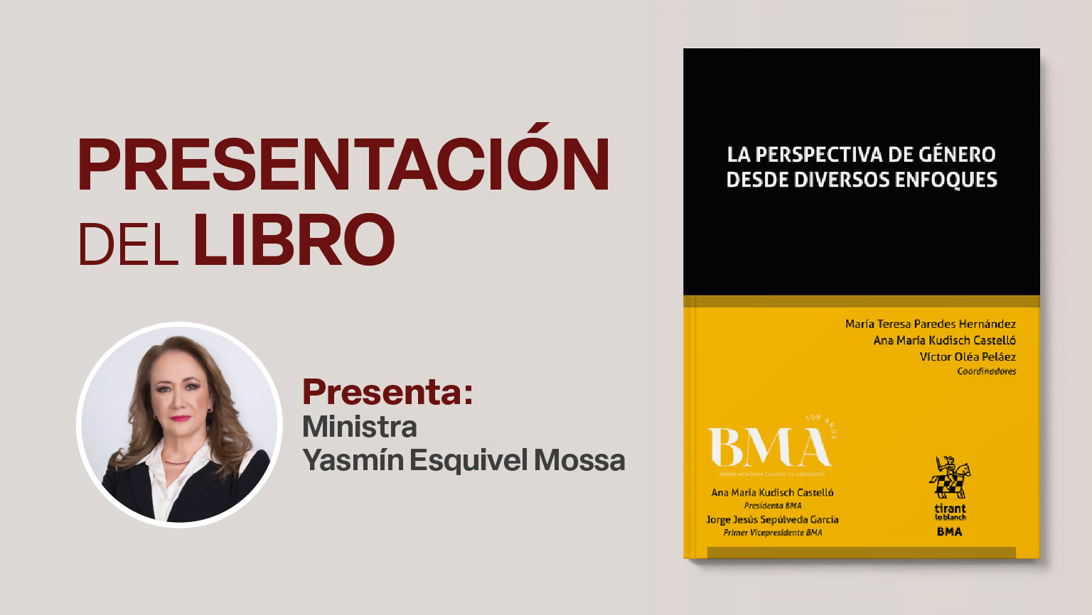 Presentación del libro. La perspectiva de género desde diversos enfoques