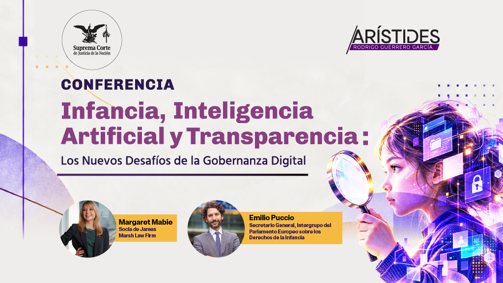 Conferencia. Infancia, Inteligencia Artificial y Transparencia