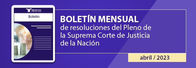 Boletín Resoluciones del Pleno - Abril 2023