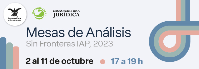 Mesas de Análisis Sin Fronteras IAP, 2023
