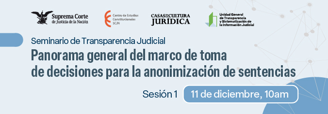Seminario de Transparencia Judicial. Sesión 1