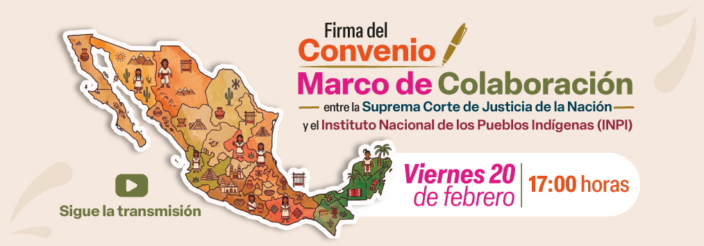 Firma del Convenio Marco de Colaboración entre la SCJN y el INPI