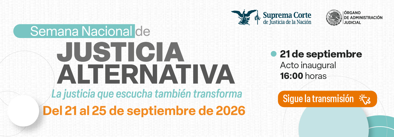 Semana Nacional de Justicia Alternativa
