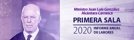 PRIMERA SALA. INFORME DE LABORES 2020