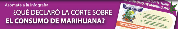 Asómate a la infografía '¿Qué declaró la Corte sobre el consumo de marihuana?'