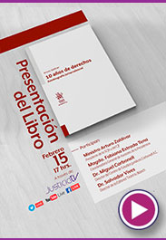 Presentación del Libro '10 años de derechos. Autobiografía jurisprudencial'