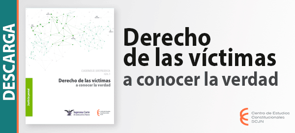 Descarga el libro 'Derecho de las víctimas a conocer la verdad'.