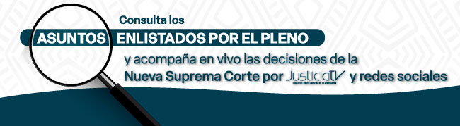Consulta los asuntos enlistados por el Pleno para las próximas sesiones