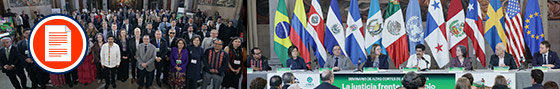 Conoce más del 'Seminario de Altas Cortes de América Latina: La justicia frente al cambio climático y bioculturalidad', en la tarjeta informativa