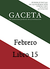 Libro 15 2015 Febrero. Archivo PDF para descargar, se abrirá en una nueva ventana