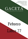 Libro 27 2016 Febrero. Archivo PDF para descargar, se abrirá en una nueva ventana