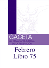 Libro 75 2020 Febrero. Archivo PDF para descargar, se abrirá en una nueva ventana