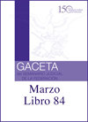 Libro 84 2021 Marzo. Archivo PDF para descargar, se abrirá en una nueva ventana