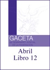 Libro 12 2022 Abril.  Archivo PDF para descargar, se abrirá en una nueva ventana