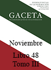 Libro 48 Tomo III 2017 Noviembre. Archivo PDF para descargar, se abrirá en una nueva ventana