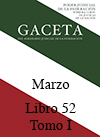 Libro 52 Tomo I 2018 Marzo. Archivo PDF para descargar, se abrirá en una nueva ventana