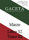 Libro 52 Tomo III 2018 Marzo. Archivo PDF para descargar, se abrirá en una nueva ventana