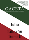 Libro 56 Tomo II 2018 Julio. Archivo PDF para descargar, se abrirá en una nueva ventana