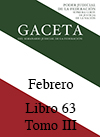 Libro 63 Tomo III 2019 Febrero. Archivo PDF para descargar, se abrirá en una nueva ventana