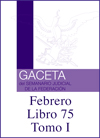 Libro 75 Tomo I 2020 Febrero. Archivo PDF para descargar, se abrirá en una nueva ventana