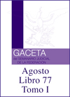 Libro 77 Tomo I 2020 Agosto. Archivo PDF para descargar, se abrirá en una nueva ventana